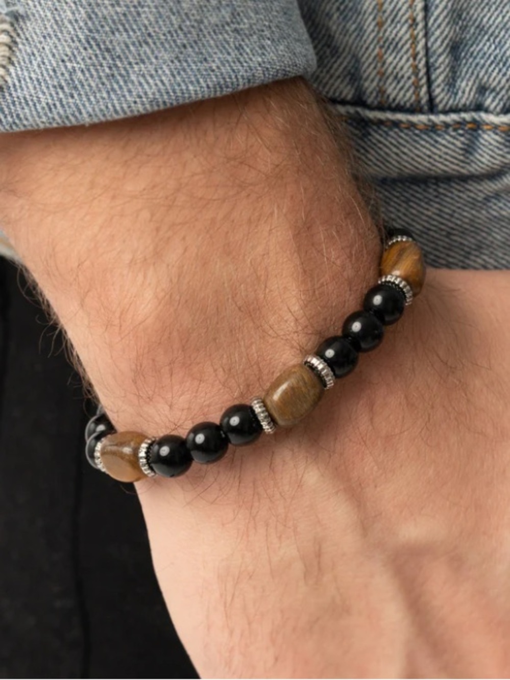 Urban Beaded Stretch Bracelet